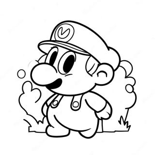 Super Mario Odyssey Cappy Målarbilder