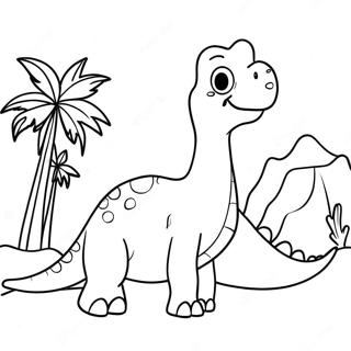 Brontosaurus Målarbilder