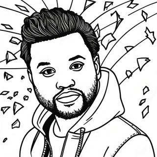 The Weeknd Målarbilder