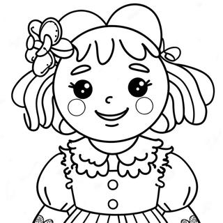 Raggedy Ann Målarbilder