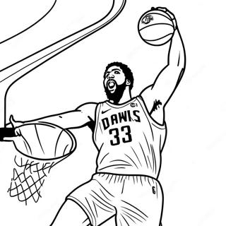 Anthony Davis Dunkar Basketfarglaggningssida 35584-28137