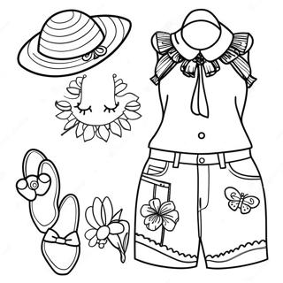 Fargglada Sommaroutfits Farglaggningssida 37734-29836