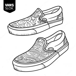 Vans Slip On Skor Malarbok 38044-30085