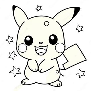 Sot Flicka Pikachu Malarbild 51773-40943