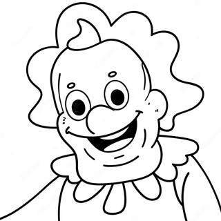 Krusty Clownen Malarbild 52583-41614