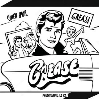 Grease Film Affisch Farglaggningssida 53183-42066