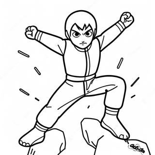 Rock Lee Målarbilder