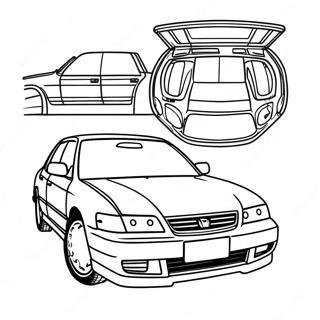 Honda Accord Klassisk Modell Farglaggningssida 55613-43997