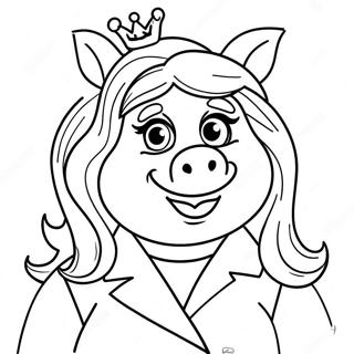 Miss Piggy Malarbild 59153-46799