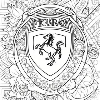 Ferrari Logotyp Farglaggningssida 640-505