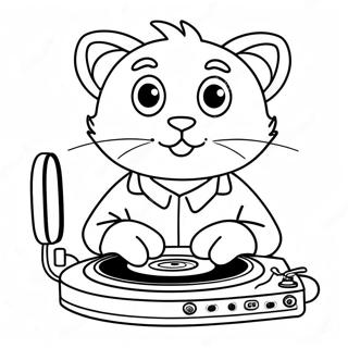 Dj Kattnip Målarbilder