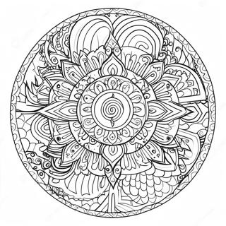 Spirituell Mandala Farglaggningssida 6430-5109