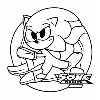 Team Sonic Racing Logotyp Farglaggningssida 64433-50988