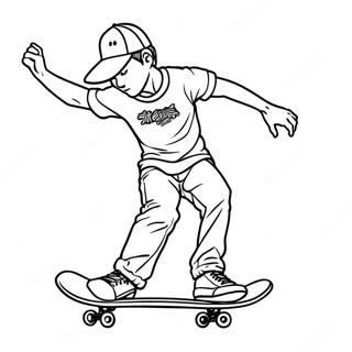 Langa Hasegawa Skateboard Farglaggningssida 67535-53433