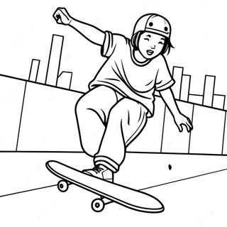 Langa Hasegawa Skateboard Farglaggningssida 67535-53434