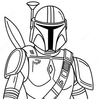 Star Wars Mandalorian Målarbilder