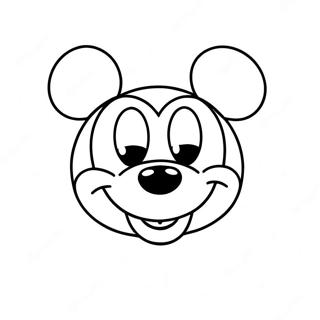 Mickey Mouse Ansikte Malarbild 70724-55978